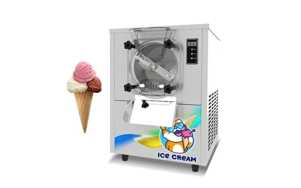 Kolice Commercial Mini Desktop Hard Ice Cream Machine Countertop Gelato Hard Ice Cream Maker - Capacity 4 Gal Hour 15l H