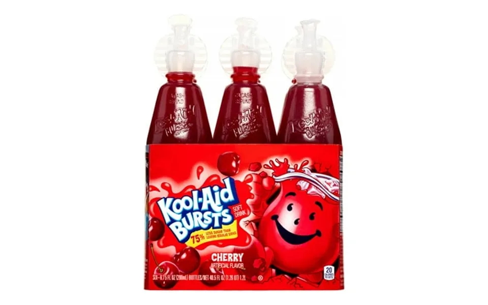 Kool-aid Bursts Cherry 1.12 Oz 6 Ct Case Of 8