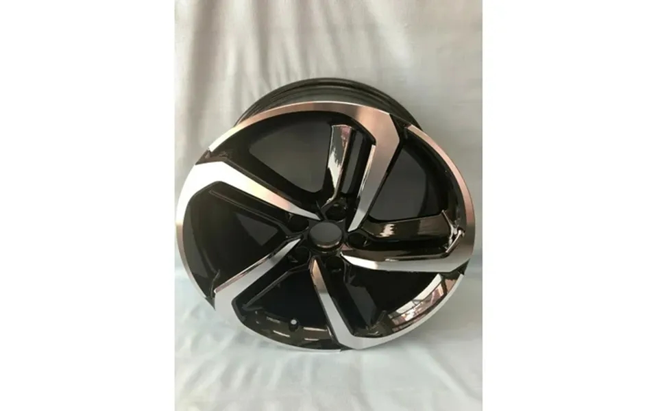 Kooloo Aluminum 20 Wheel 5x114.3 Pattern 20x8.5 5 Lugs Black Machine Face 4 Piece