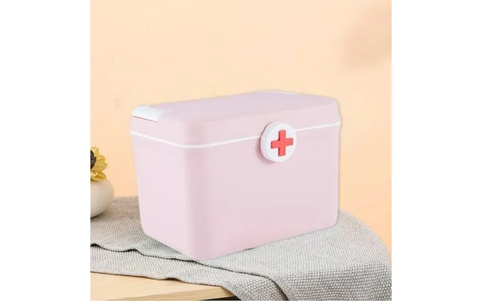 Kqjqs Portable First Aid Kit 180-piece All-purpose Medical Supply Box With Handle Waterproof Blue Case For Home Car Trav