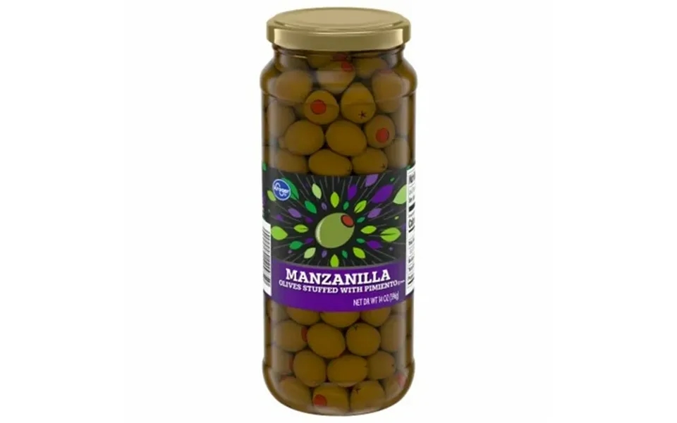 Kr Pimiento Stuffed Manzanilla Olives 14 Oz - Pack Of 2