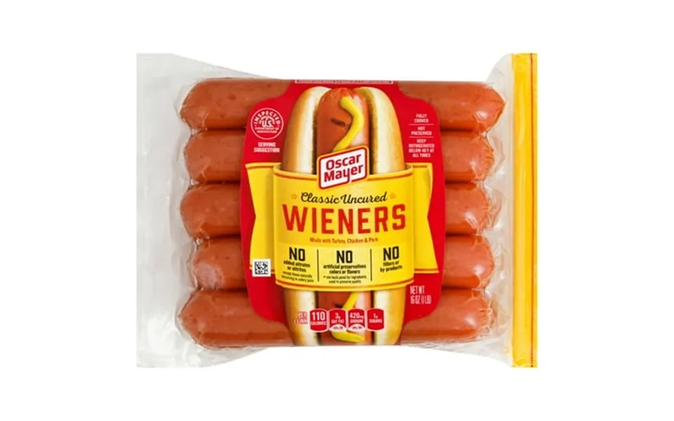 Kraft Oscar Mayer Hot Dog - Wiener With Turkey Chicken And Pork 16 Ounce -- 12 Per Case