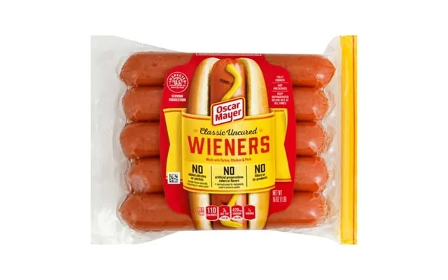 Kraft Oscar Mayer Hot Dog - Wiener With Turkey Chicken And Pork 16 Ounce -- 12 Per Case product image