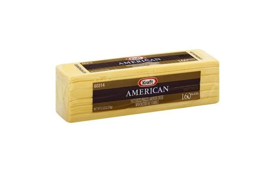 Kraft Processed American Cheese Pullman Loaf 4 Count 5 Lbs