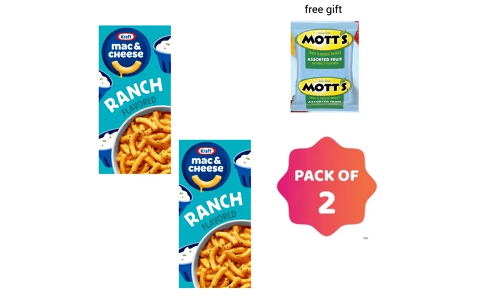 Kraft Ranch Mac And Cheese - 7.25oz Pack Of 2