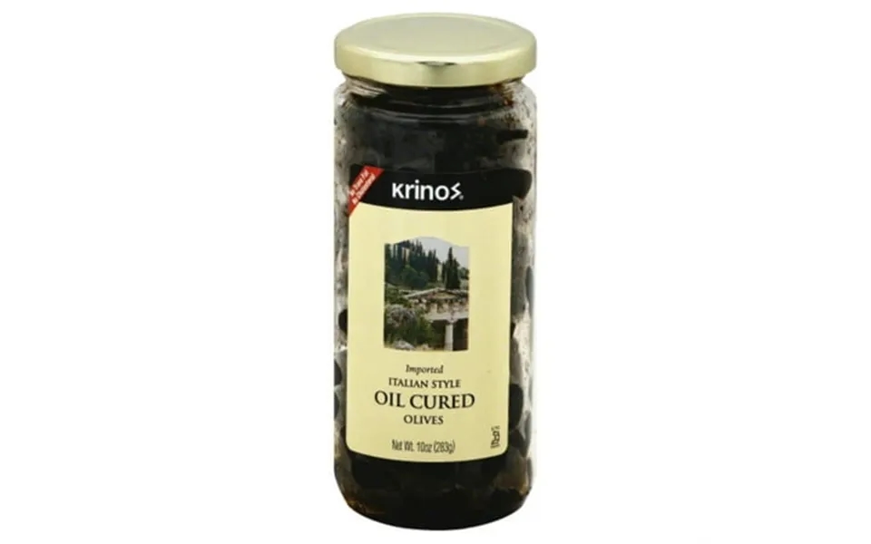 Krinos Moroccan Oil Cured Olives Jar