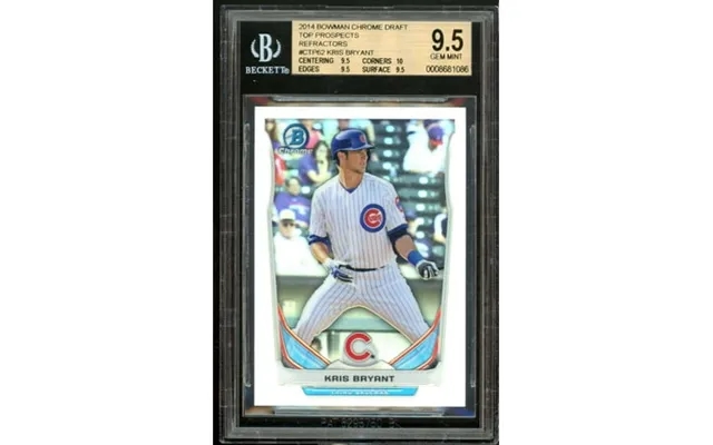 Kris Bryant Rookie Card 2014 Bowman Chrome Draft Tp Refractors Ctp-62 Bgs 9 product image