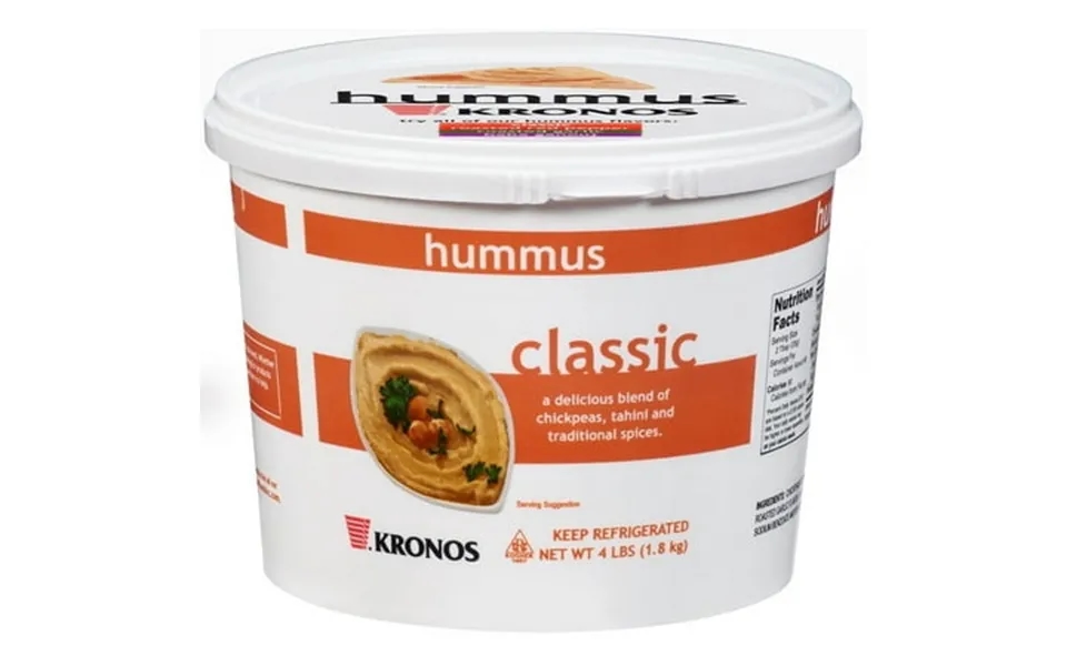 Kronos Classic Hummus 4 Pound -- 2 Per Case
