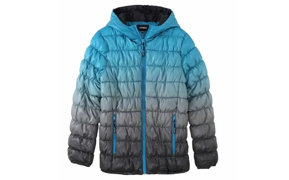 Krumba Men S Zip Off Gradient Water Resistant Jacket Xl Turquoise