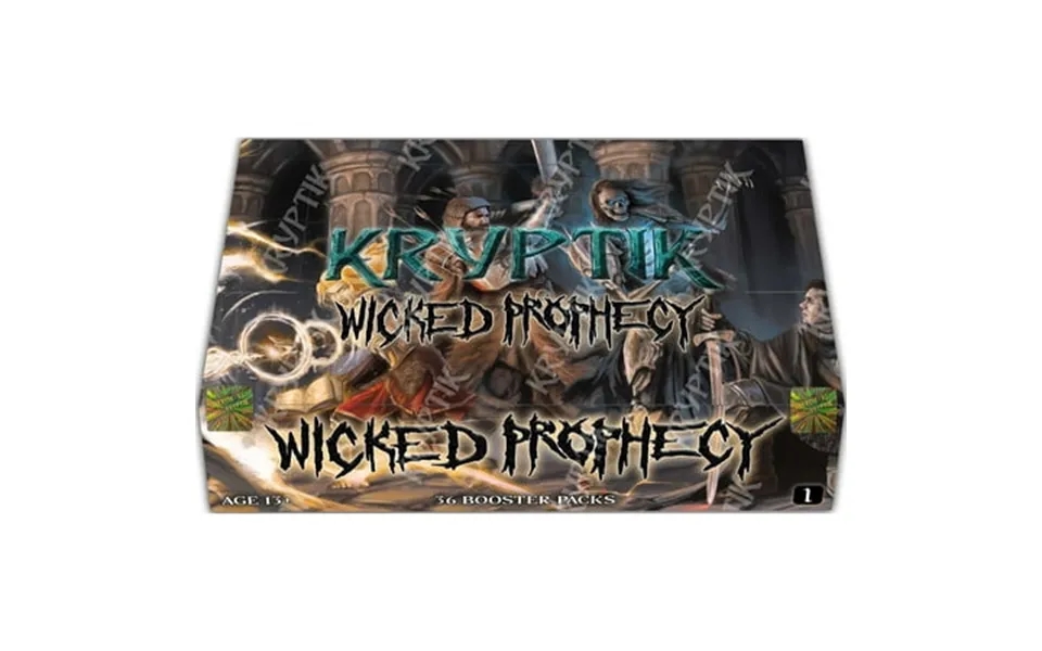 Kryptik Trading Card Game Wicked Prophecy Wave 1 Booster Box 36 Packs
