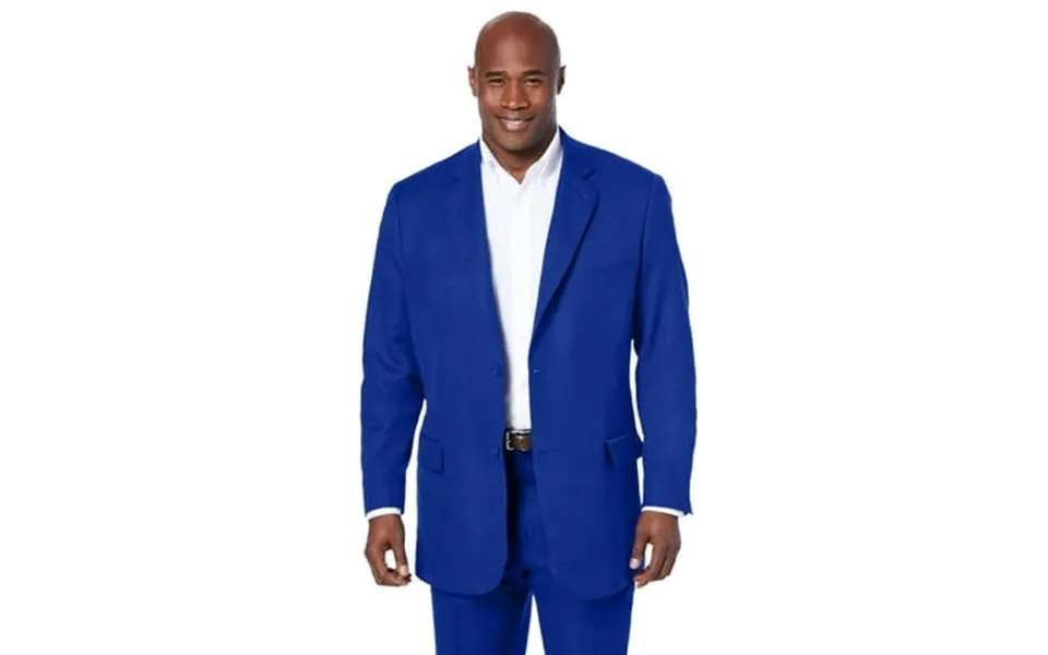 Ks Island Men S Big & Tall Linen Blend Two-button Suit Jacket