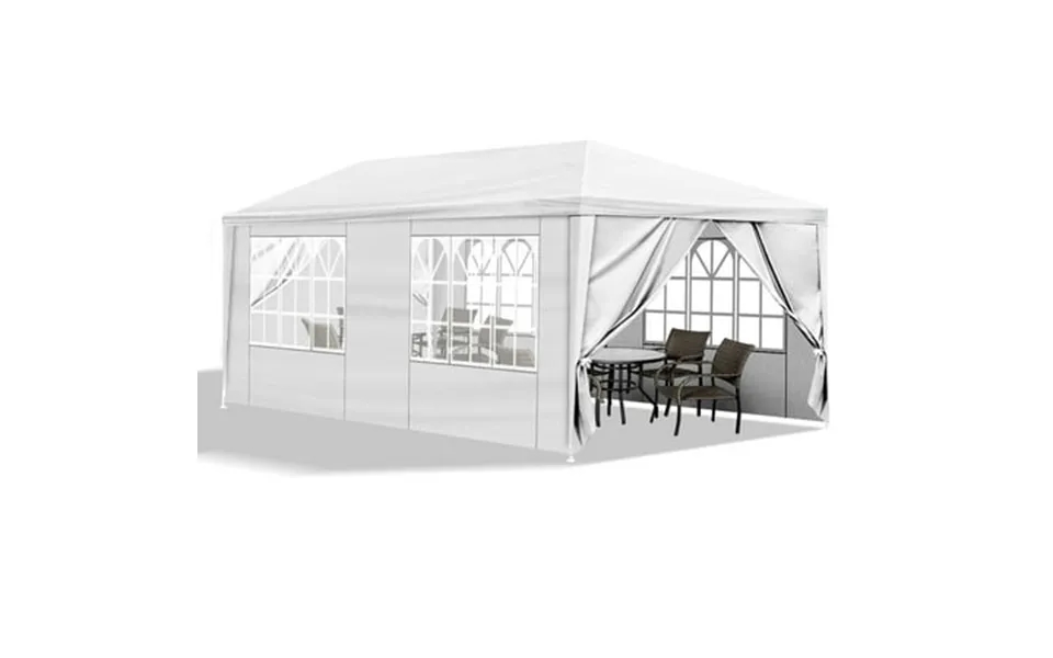 Ktaxon 10 X 20 Canopy Tent With 6 Side Walls For Party Wedding Camping And Bbq