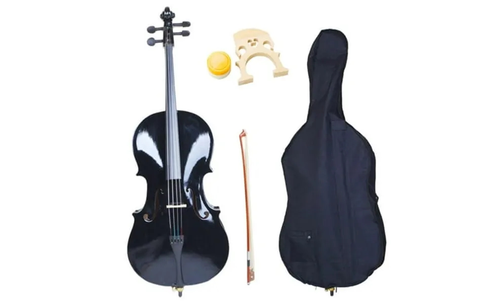 Ktaxon 4 4 Full Size Cello With Case For Beginners Black