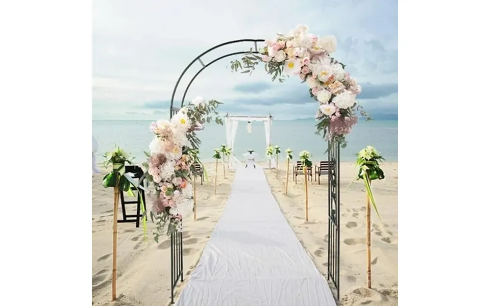 Ktaxon 7.2 Ft Garden Arbor Archway Metal Wedding Party Garden Arch