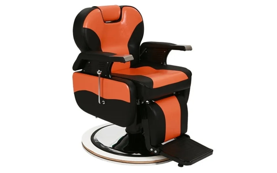 Ktaxon Barber Chair Hydraulic Reclining Salon Chair For Hair Stylist Salon Equipment Orange