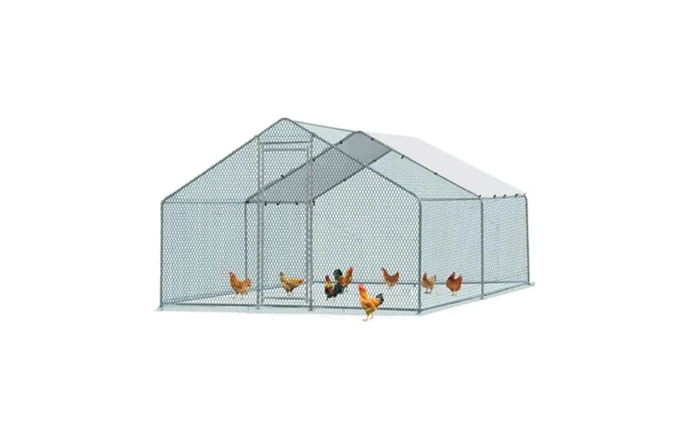 Ktaxon Chicken Coop 13 X 10 Chicken Cage House Metal Hen Run House Waterproof Rabbits Habitat Cage