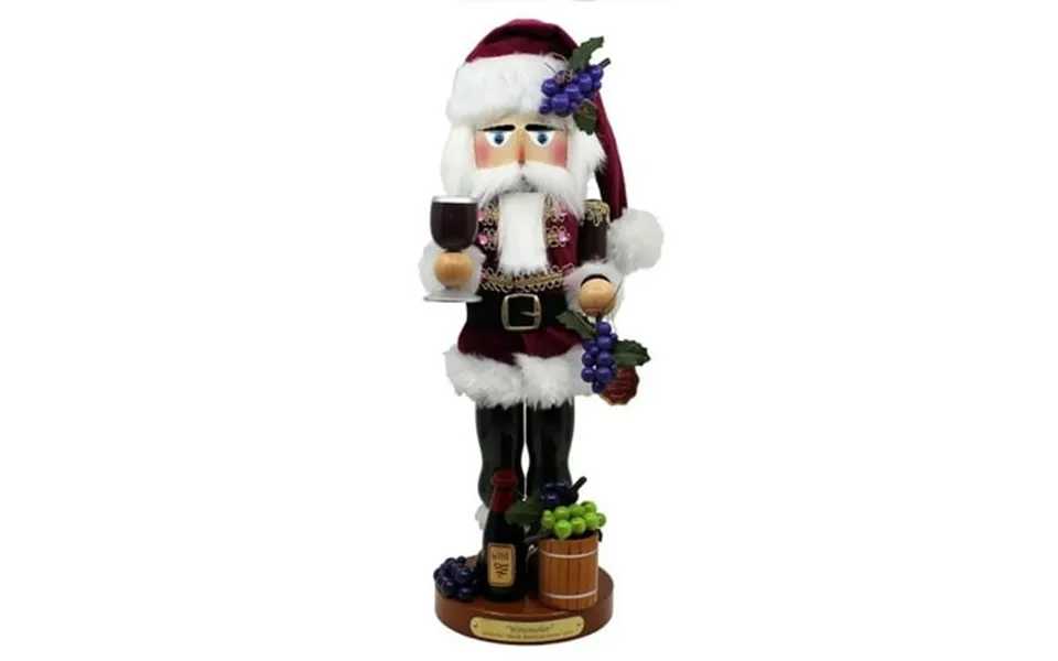 Kurt Adler 18.25-inch Steinbach Winemaker Santa Nutcracker