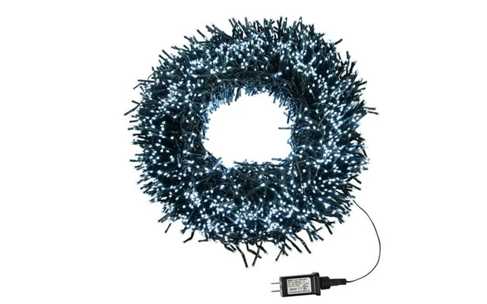 Kurt Adler 3000-light 98-foot Cluster Garland With Cool White Led Lights