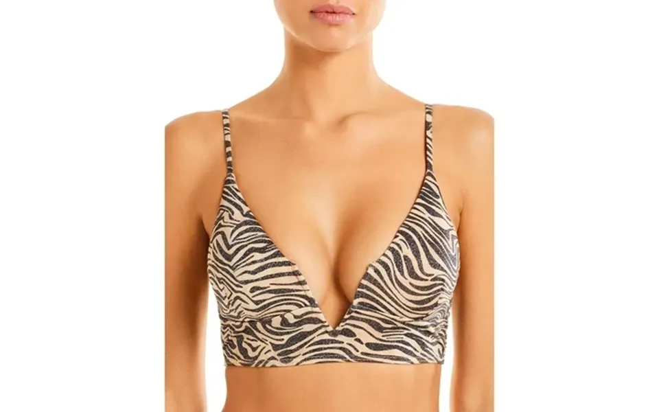 L Space Siren V-wire Bikini Top Orange Small