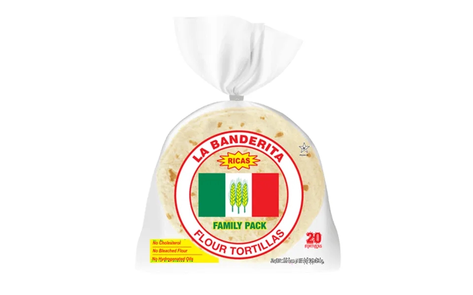 La Banderita Family Pack Flour Tortillas 22.5 Oz 20 Count