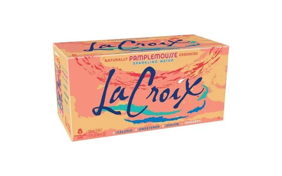 La Croix Sparkling Water Grapefruit 8 Pack 12 Oz Pack Of 3
