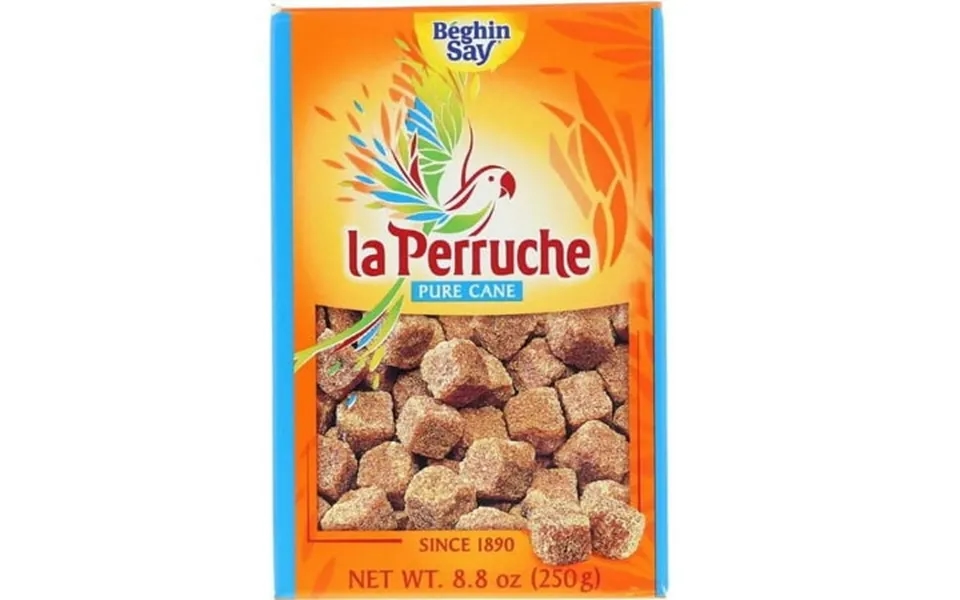 La Perruche Pure Cane Rough Cubes Sugar Specialty 8.8 Oz 250 G