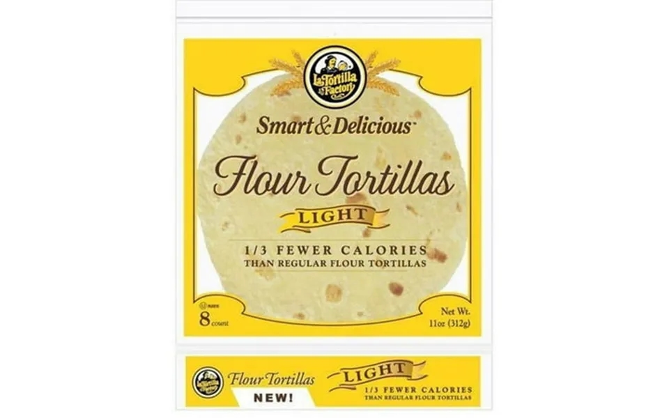 La Tortilla Factory 11 Oz Tortilla Flour Light Pack Of 10