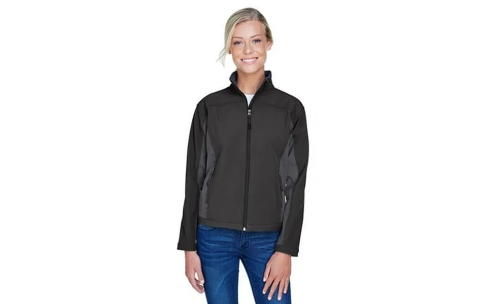 Ladies Soft Shell Colorblock Jacket