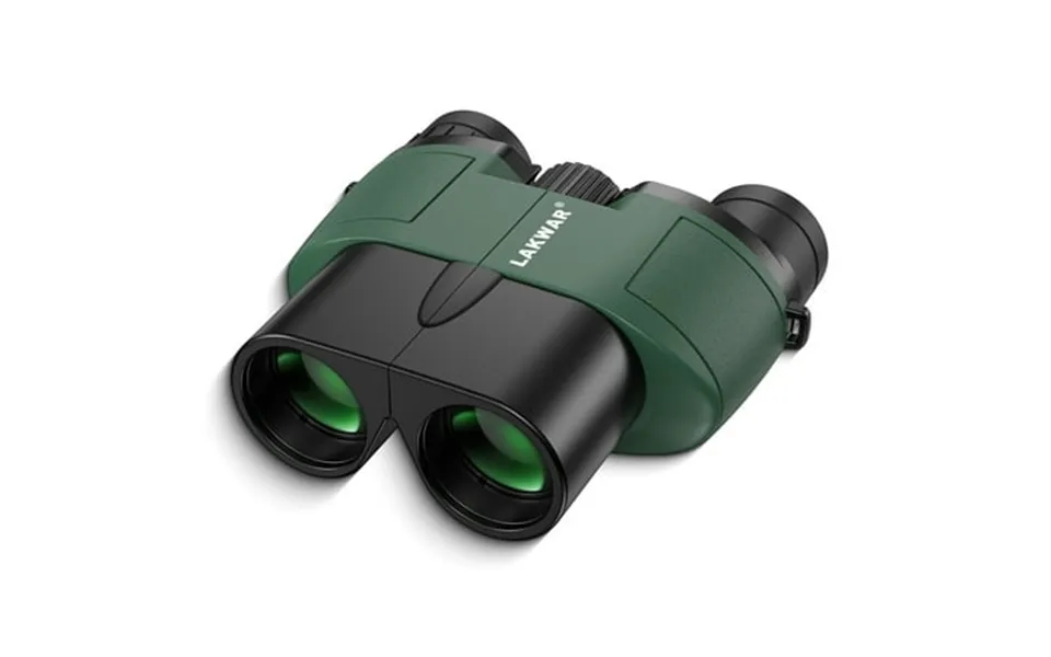 Lakwar 10x25 Compact Binoculars For Adults And Kids Small Portable Binoculars Lightweight For Bird Watching Hunting-gree