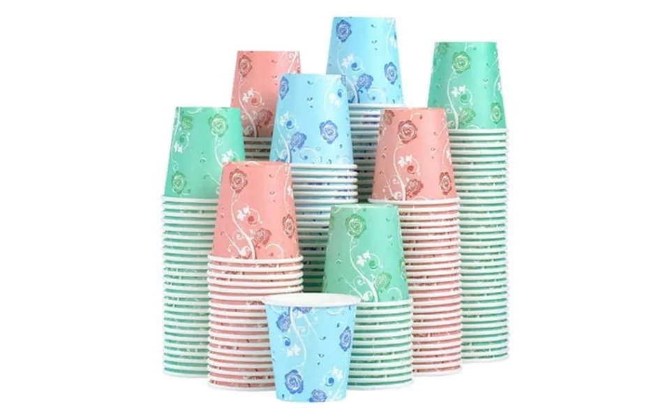 Lamosi Disposable Paper Cups Small Cups 3 Oz 300 Count