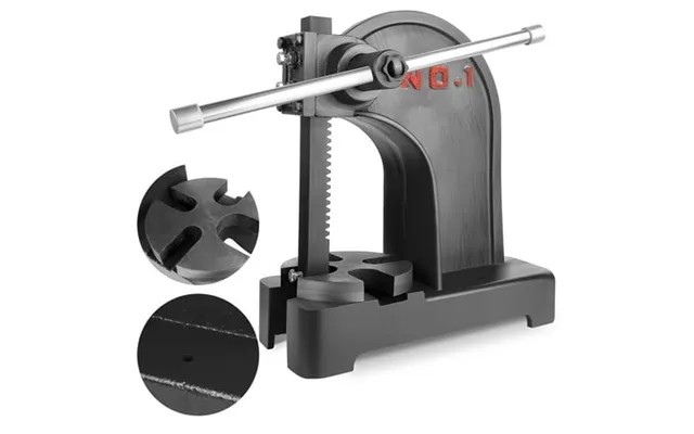 Lanfys Heavy Duty Blue Arbor Press 1 Ton Manual Desktop Arbor Press Cast Iron Punch Press Machine With 5 product image