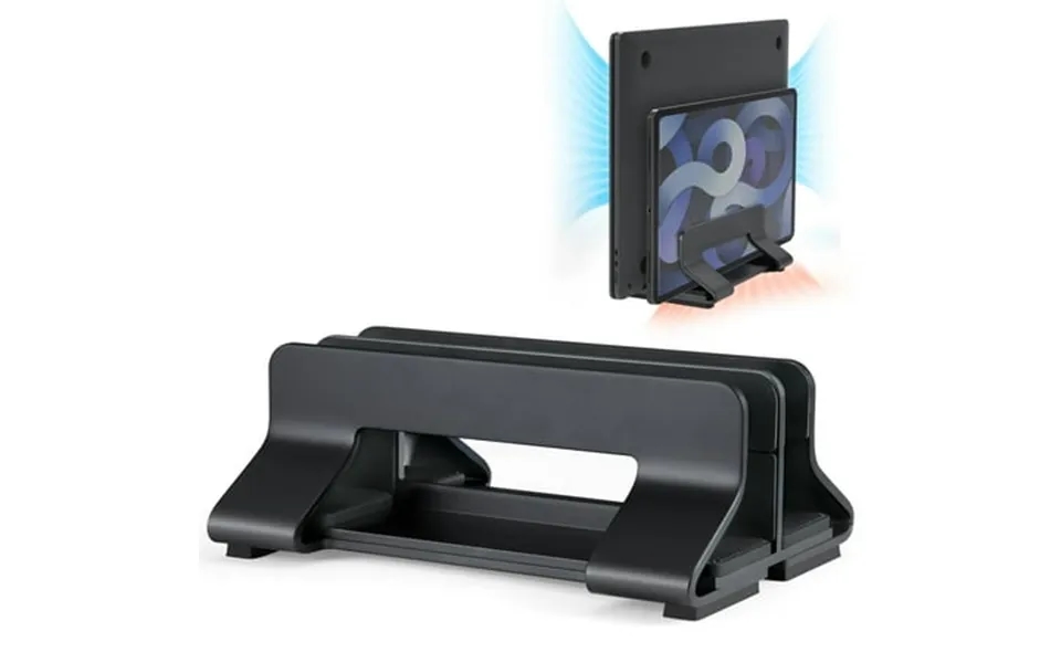 Laptop Stand Vertical Tool-free Adjustable Aluminum Vertical Laptop Stand Holder Width From 0