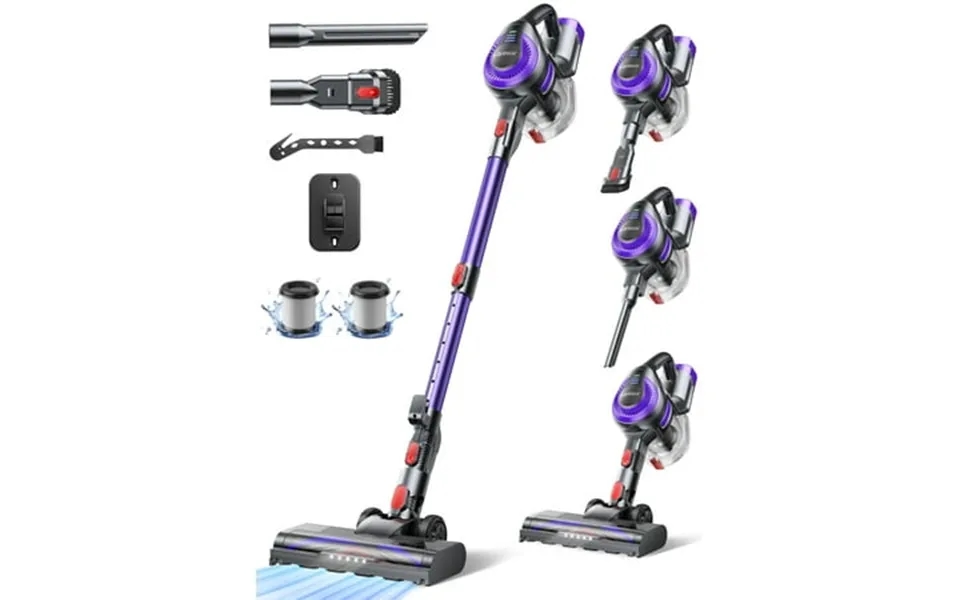 Laresar Cordless Stick Vacuum Cleaner Lightweight For Home Pet Hair Carpet Hard Floor V10 Lite