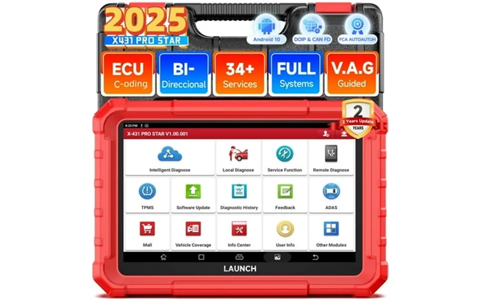 Launch X431 Pro Star Bidirectional Scan Tool Full System Diagnostic Scanner Obd2 Scanner Auto Car Code Reader Ecu Reset