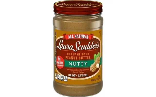Laura Scudder S All Natural Nutty Peanut Butter 26 Oz Jar product image