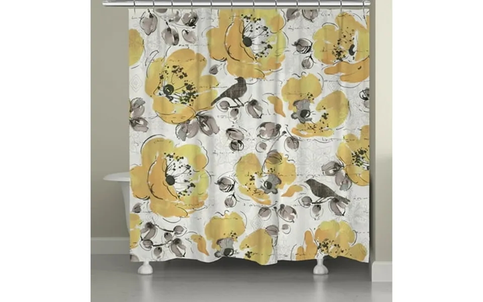 Laural Home Morning Blooms Shower Curtain