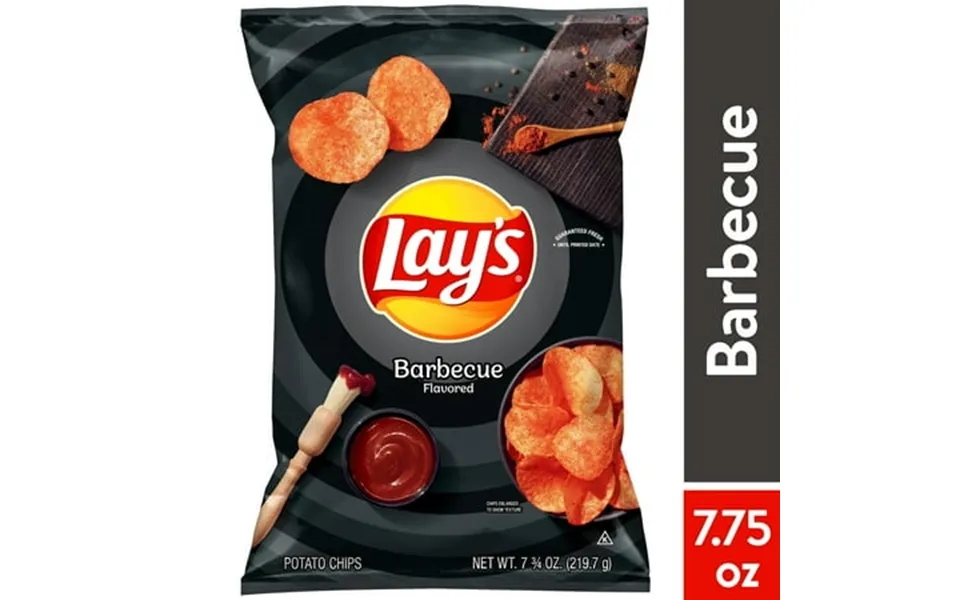 Lay S Potato Chips Barbecue Flavor 7.75 Oz -2 Pack