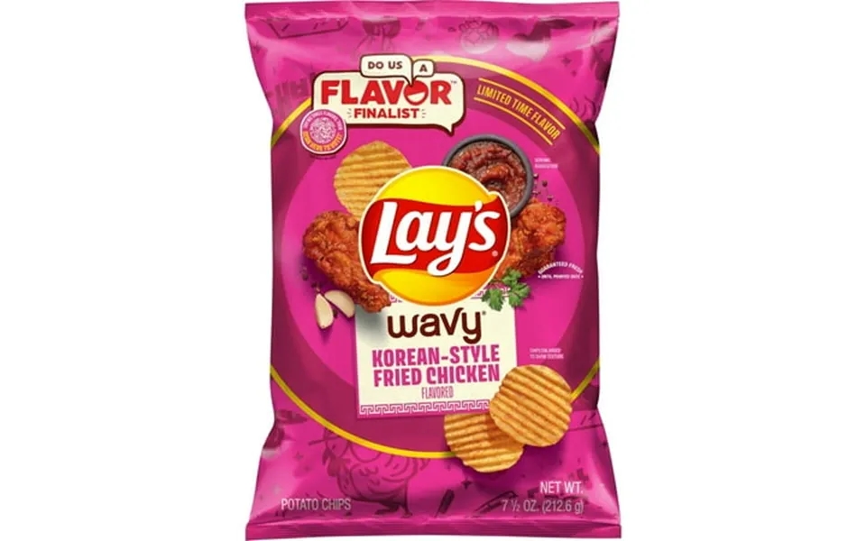 Lay S Wavy Potato Chips Korean Style Fried Chicken Snack Chips 7