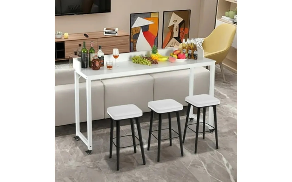 Lazy Buddy 70.8 Overbed Table On Wheels For Queen Full Size Bed Rolling Table For Hospital Bed Mobile Computer Desk Lapt