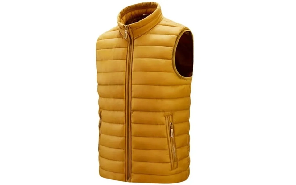 Leesechin Men S Autumn And Winter Cotton Tank Top Jacket Casual Streetwear Comfort Sleeveless Thickened Jackets