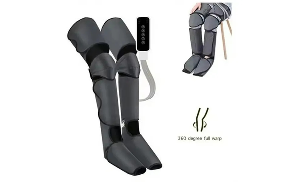 Leg Massager With Heat And Air Compression Leg Compression Massager For Circulation And Pain Relief 3 Modes 3 Intensitie