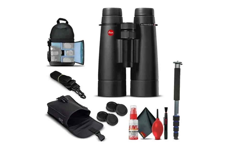 Leica 8 X 50 Ultravid Hd-plus Binoculars 40095 Basic Bundle