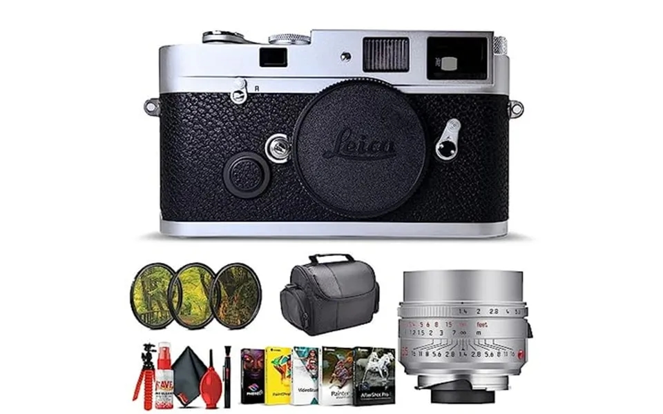 Leica Mp 0.72 Rangefinder Camera Silver 10301 Leica 35mm F 1