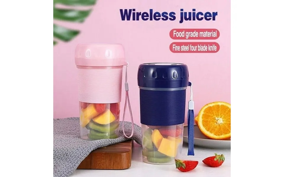 Lelinta Electric Juice Cup Portable Blender Shakes Fruit Smoothie Machine Juicer Maker Blender Portable Wireless Traveli