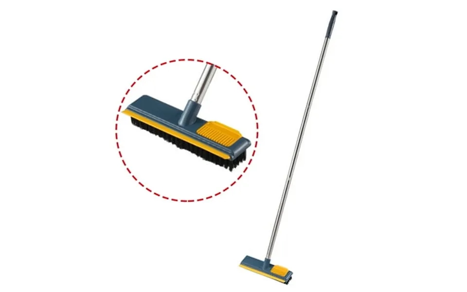 Lelinta Floor Scrub Brush 2 In1 Floor Srubber Cleaning Groud Brush With Comb Teetch And Squeegee Long Handle Scrubber Cl