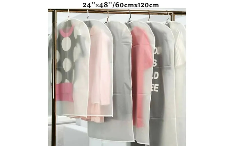 Lelinta Hanging Garment Bags Lightweight Suit Bags Garment Bags For Storage Hanging Clothes Garment Cover Clear Garment