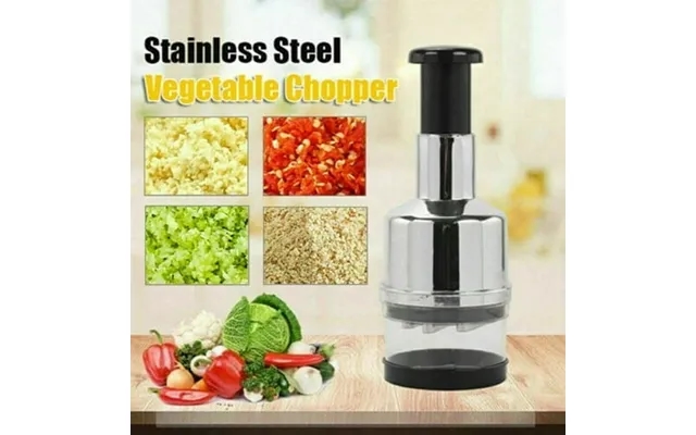 Lelinta Onion Chopper Hand Chopper For Vegetables - Stainless Steel Nut Chopper Manual Food Chopper Vegetable Garlic Oni product image