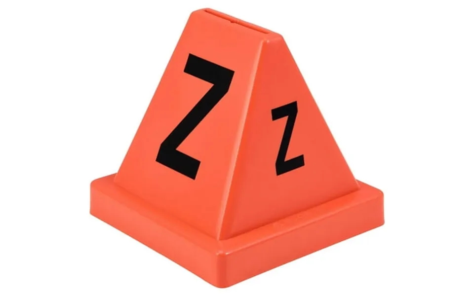 Lettered Cones A-z 4-1 2 L X 4-1 2 W X 4-3 8 H Red