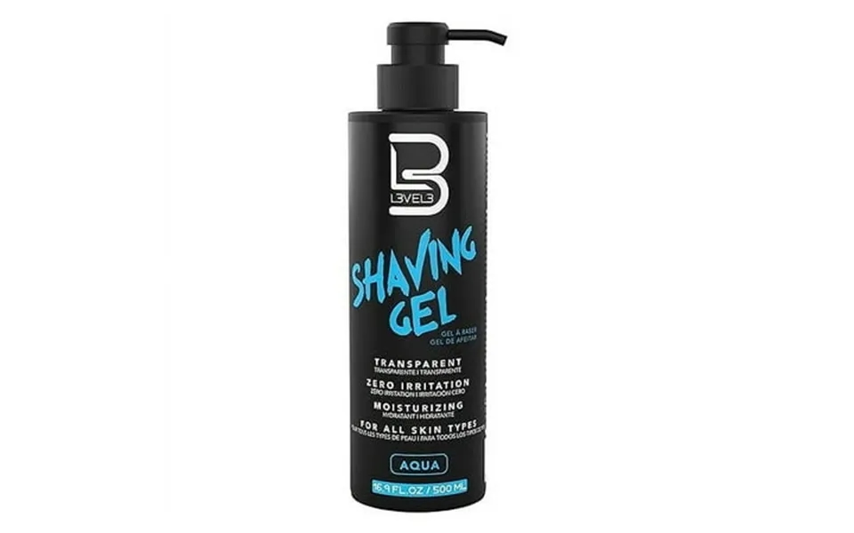 Level 3 Shaving Gel Aqua 16.9 Oz 6 Pack