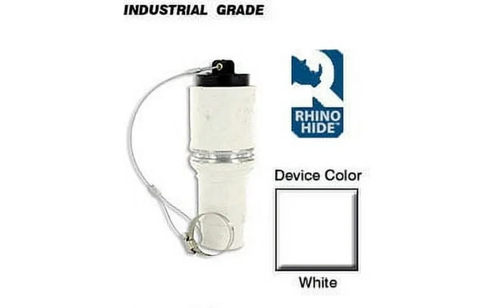 Leviton 49f44-w Rhino-hide Complete Female Plug 444 Mcm - White